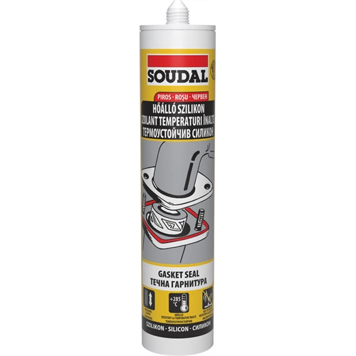 Soudal Gasket Seal hőálló szilikon PIROS 280ml Soudal Gasket Seal hőálló szilikon PIROS 280ml